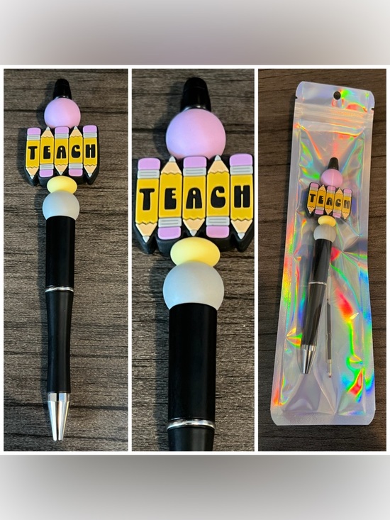 Handmade Other - Teacher beaded focal pen